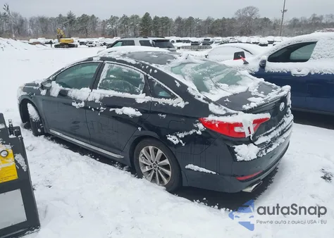 2017 Hyundai Sonata Sport z USA, uszkodzony, nr VIN 5NPE34AF7HH446880